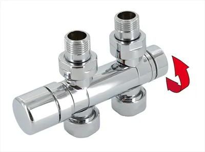 Obrázok produktu pre Zehnder pripojovacia armatúra, sada U M30x1,5, rohová alebo priechodná, biela, 1 ks.
