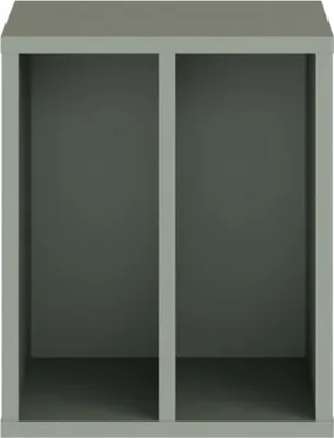 Produktbild von Forte ALICE SPRINGS Schrankeinsatz 30, modern-minimalistisch, 2 Fächer, Organisation, Holzwerkstoff, Salbei, 30 cm breit x 36,9 cm hoch x 34,8 cm tief