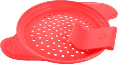 Immagine prodotto di Miracolo per spaetzle con raschietto brevettato, l'alternativa alla pressa per spaetzle, all'affettatrice per spaetzle e all'asse per spaetzle rosso