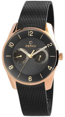 Produktbild von Obaku Herrenuhr mit Milanaisearmband,249,00 €