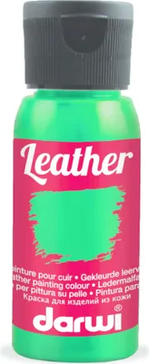 Produktbild von Darwi 4x DARWI Ledermalfarbe, Flasche 50ml, Tannengrün Tannengrün DA0420050626C