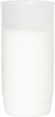 Produktbild von 20x Duni Grablicht 140 x Ø 70 mm 110 Std. Weiß Paraffin mit Kerzenhalter aus Kunststoff