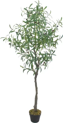 Image de Olivier Plante Arbre Artificielle Plastique 160 cm Decovego
