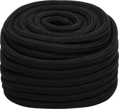 Immagine prodotto di vidaXL Corda da lavoro nera 25 mm 25 m poliestere