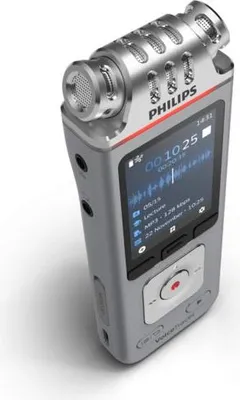 Obrázok produktu pre Philips DVT4115 Digital Voice Tracer, 36 h, Stereo (ST), MP3, WAV, 16 ohm, 50 - 20000 Hz, 8 - 320 Kbit/s