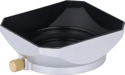 Produktbild von Gegenlichtblende, silberner Retro-Quadratschirm für spiegellose 40,5-mm-Digitalkameras