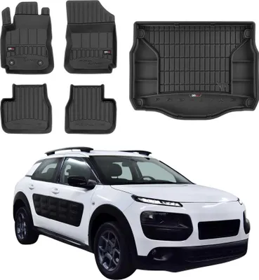 Immagine prodotto di Kit tappetini e baule per Citroen C4 Cactus 2014-2020 TPE Nero
