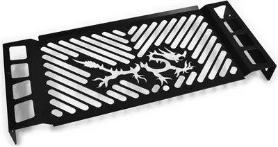 Obrázek produktu pro Kryt chladiče ZIEGER kompatibilní se Suzuki GSF 650 Bandit BJ 2007-14 Dragon black