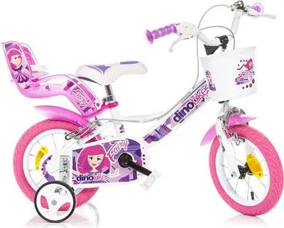 Productafbeelding van Dino Bikes Fairy Wit, meisjesfiets, 12 inch