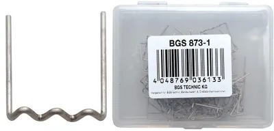 Image de BGS 873-1 100 agrafes de réparation (forme en U 0,6 mm) pour art. 873