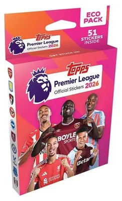 Immagine prodotto di Collezione di adesivi Eco Pack Topps Premier League 2025/26