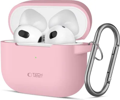 Obrázok produktu pre Tech-Protect Silikónový háčik Apple Airpods 3 Dusty Pink