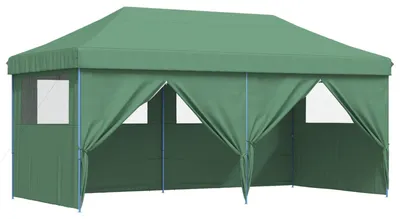 Image de vidaXL Tente de réception verte 292 x 580 x 315 cm Tissu Oxford