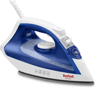 Produktbild von Tefal Dampfbügeleisen, 1.800 Watt, Dampfleistung: bis 20 g/Min., Extra-Dampfstoß: 80 g/Min., Vertikaldampf, 200 ml Wassertank, Kabellänge: 1,9 m, Anti-Kalk-System (FV1711)