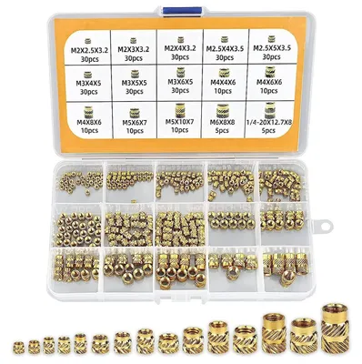 Imagen del producto de Solidchoice: Juego de 300 insertos roscados para diversas aplicaciones