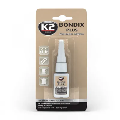 Zdjęcie produktu dla BONDIX PLUS Klej do plastiku, drewna, gumy, 10 g