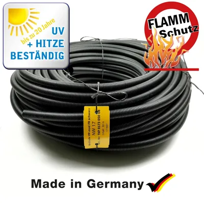 Produktbild von UV stabiles Wellrohr NW 50 geschlitzt 25 Meter