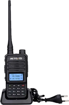 Produktbild von Retevis RT85 Ham Radio, Ammteurfunkgeräte mit Großer Reichweite, 2 m/70 cm Walkie Talkies mit FM-Radio, DTMF, Funkgeräte für Camping Jagd
