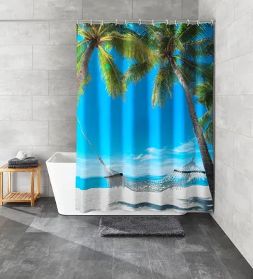 Immagine prodotto di Tenda da doccia in tessuto Kleine Wolke BAHAMAS Multicolore 180 x 200 cm