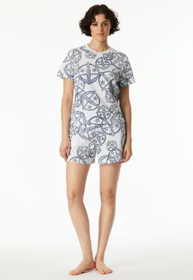Produktbild von Schiesser Damen T-Shirt SCHIESSER 150 YEARS - multicorol - Größe 38