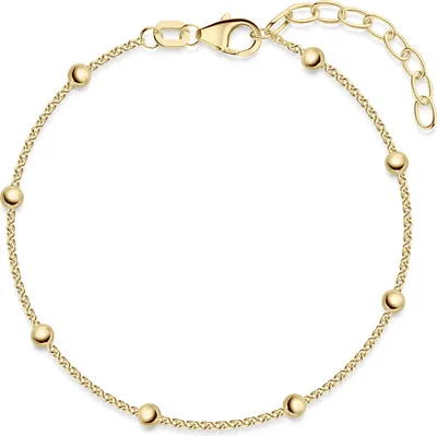 Produktbild von MATERIA by Matthias Wagner Gold Armband mit Kugeln Silber 925 vergoldet SA-88-Gold
