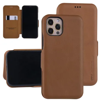 Immagine prodotto di Apple iPhone 12 - 12 Pro marrone chiaro Custodia a libro - Portacarte