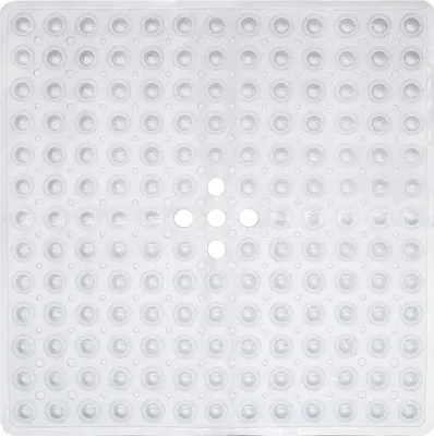 Produktbild von HGMD Anti-Rutsch-Duschmatte / Badematte - Transparent - 53x53 cm - Saugnäpfe - Duschmatte - Badematte - Anti-Rutsch für die Dusche