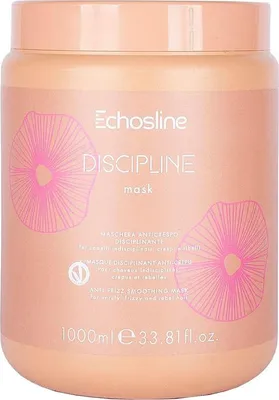 Produktbild von ECHOSLINE | Haarmaske Discipline - 1000 ml - Anti-Frizz - für widerspenstiges Haar - glättende Wirkung