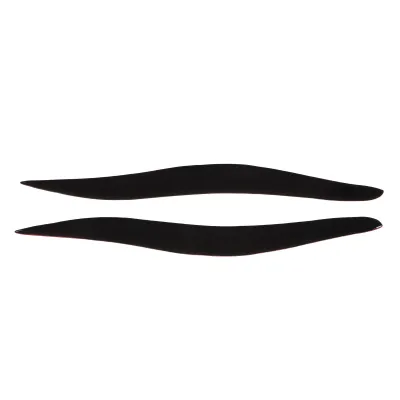 Image de Paire de sourcils de phares avant, moulures noires brillantes en plastique souple, pièce de rechange pour IS250, IS300, IS350 (2006-2012)