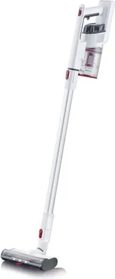 Image de Aspirateur balai 2en1 rechargeable 22.2v blanc rouge - Severin - HV7152 -