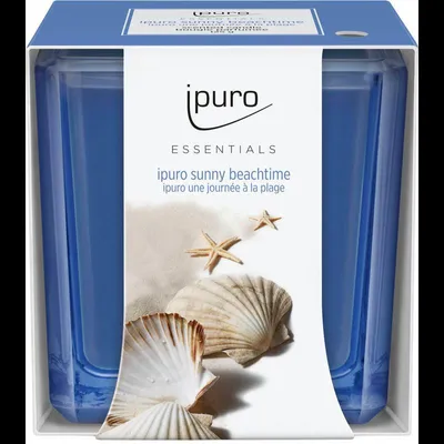 Produktbild von ipuro ESSENTIALS sunny beachtime, Quadratisch, Blau, Grapefruit, Jasmin, Zitrone, Lilie, Minze, Rose, Tonka-Bohne, Weißer Moschus, 1 Stück(e)