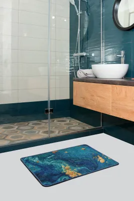 Produktbild von Mijolnir, Marbling (40 X 60), Badematten, Mehrfarbig, Polyester, 40 x 60 cm