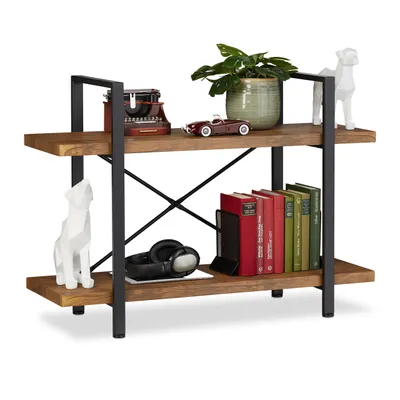 Produktbild von relaxdays Industrial Regal mit 2 Ebenen