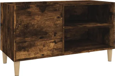 Obrázek produktu pro vidaXL Skříňka na talíře Smoked Oak 84,5x38x48 cm výrobek ze dřeva