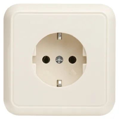 Produktbild von Schneider Electric 205020, Typ F, 2P+E, Perleffekt, Duroplast, IP20, REACh, RoHS