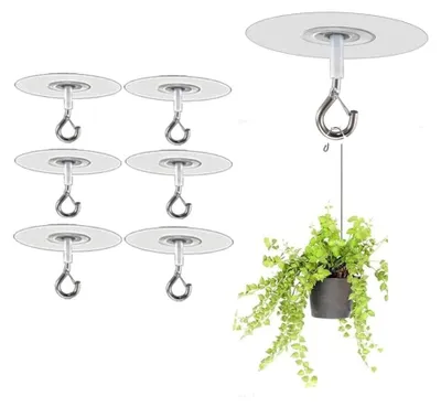 Produktbild von Selbstklebende Deckenhaken für Pflanzen, Set von 6
