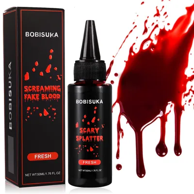 Kunstblut 50 ml – realistisch, abwaschbar, für Halloween & Theater