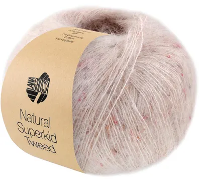 Produktbild von Lana Grossa - Natural Superkid Tweed 0613 hellbeige
