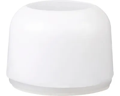 Obrázek produktu pro Dveřní zarážka Ø 30x23mm, plast, bílá