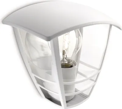 Image de Lampe d'extérieur Philips Creek Applique murale Jardin Terrasse Blanc