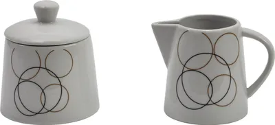 Produktbild von 2tlg. Set Milchkännchen und Zuckerdose Look
