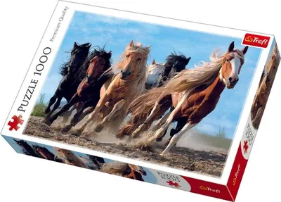Produktbild von Trefl Puzzle Pferde 1000 Teile