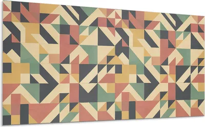 Produktbild von Abstraktes Geometrisches Muster – Selbstklebende Fliesen – Wandverkleidung – Wandpaneel – PVC Fliesen – Vinylflisen – PCV Flisen – Selbstklebend – Wanddeko – 10 Stück 100 x 50 cm