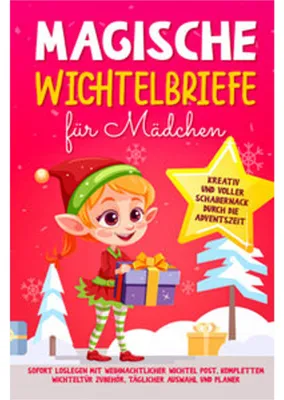 Obrázok produktu pre Magische Wichtelbriefe für Mädchen: Kreativ und voller Schabernack durch die Adventszeit
