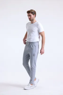 Produktbild von Herren Sweatpants Normalgröße | Kollektion-8083 | Grau | L