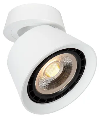 Image de Lucide plafonnier Trigono blanc max. 40W GU10 sans ampoule orientable