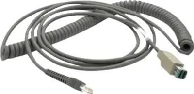 Obrázok produktu pre Zebra CBA-U28-C15ZBR, Nabíjací kábel, Čierna, 4,57 m, Zebra, DS9308