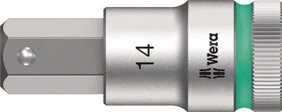 Produktbild von Wera - 8740 C HF Zyklop Bit-Nuss mit 1/2"-Antrieb mit Haltefunktion , 14.0 x 60 mm; 5003827001