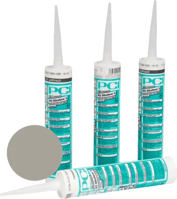 Produktbild von PCI Silcoferm® S Silikon Dichtstoff für innen und aussen sandgrau 310 ml