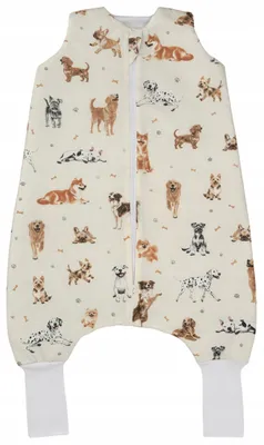 Produktbild von Sommer Babyschlafsack mit Füßen und Socken 0.5 TOG 100% Baumwolle M 92-104